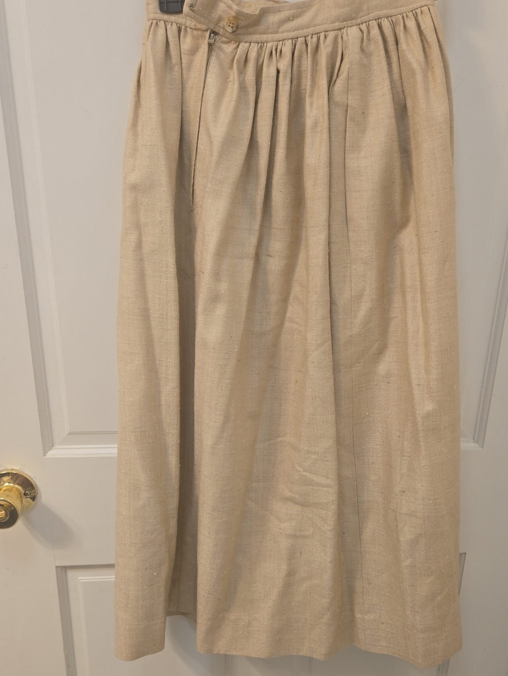 Ralph Lauren Beige/Cream Maxi Skirt